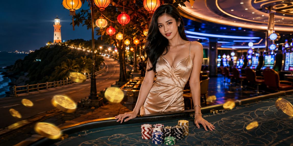 Khung cảnh chợ đêm Vũng Tàu với người dùng tham gia cá cược trực tuyến qua điện thoại